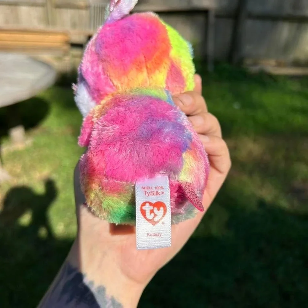 Ty Beanie Boos Rodney‎ Tie Dye Hamster Plush Stuffed Animal